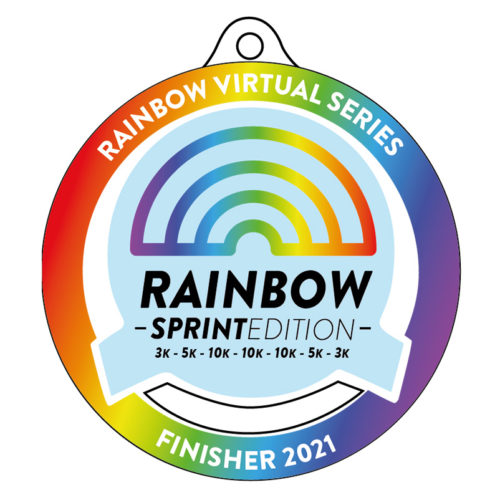 medalla finisher rainbow